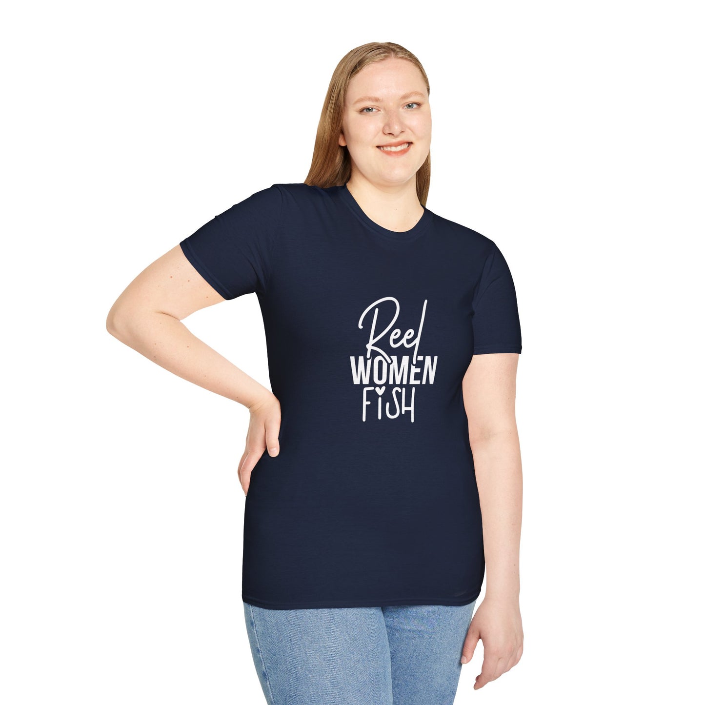 Women's "Reel Women Fish" Tee