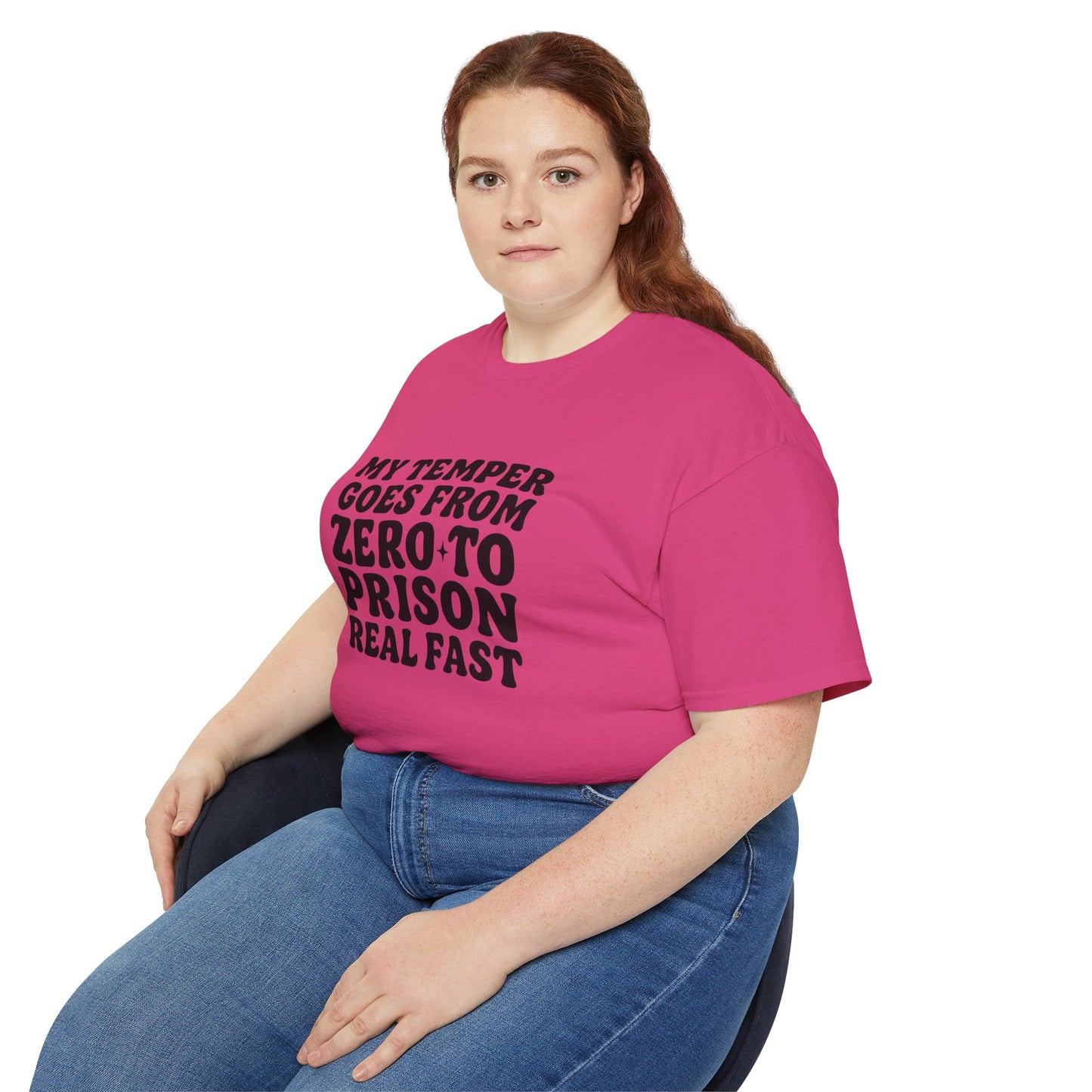 Women's "Zero to Prison" Funny Tee