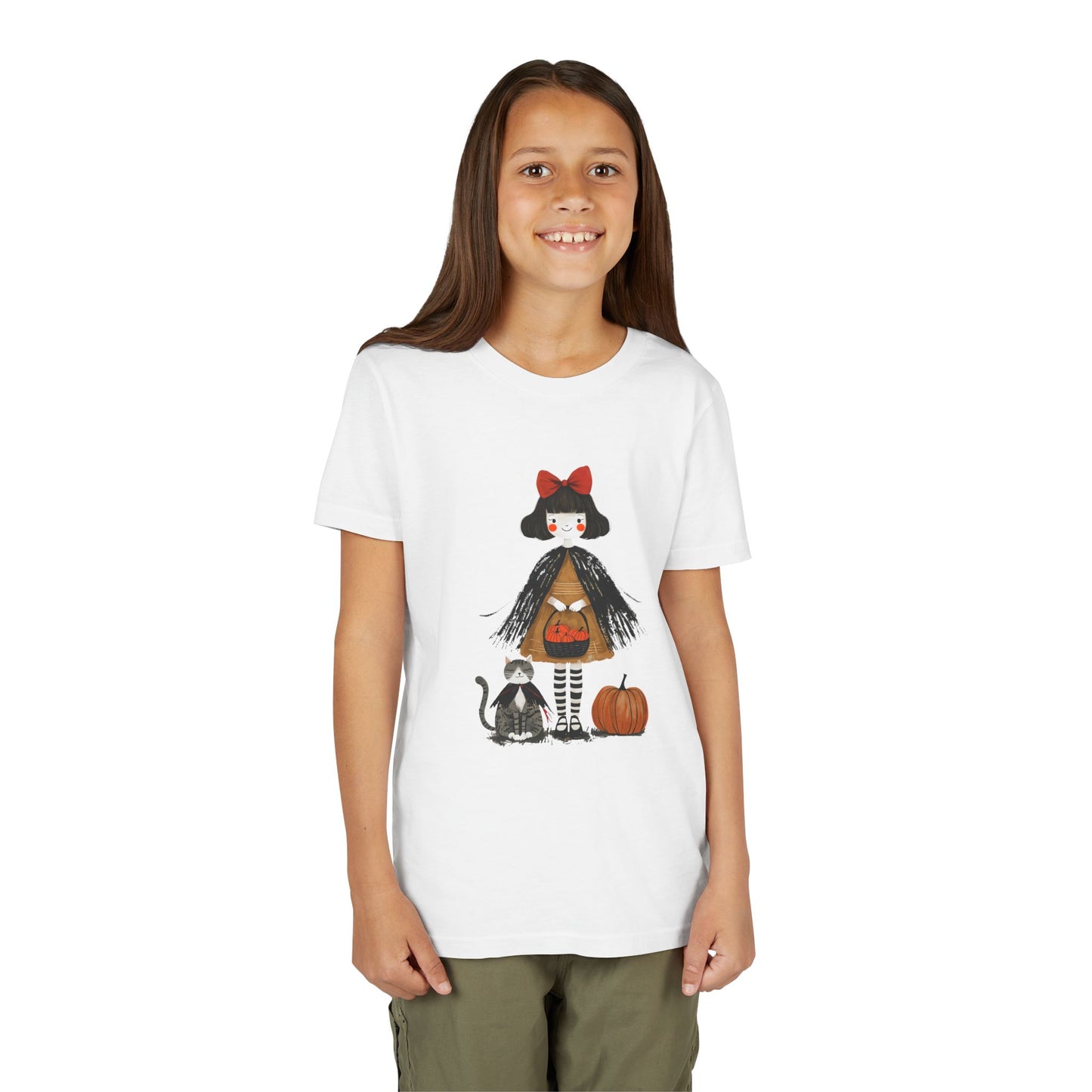 Girl's Youth Size "Adorable" Halloween Tee
