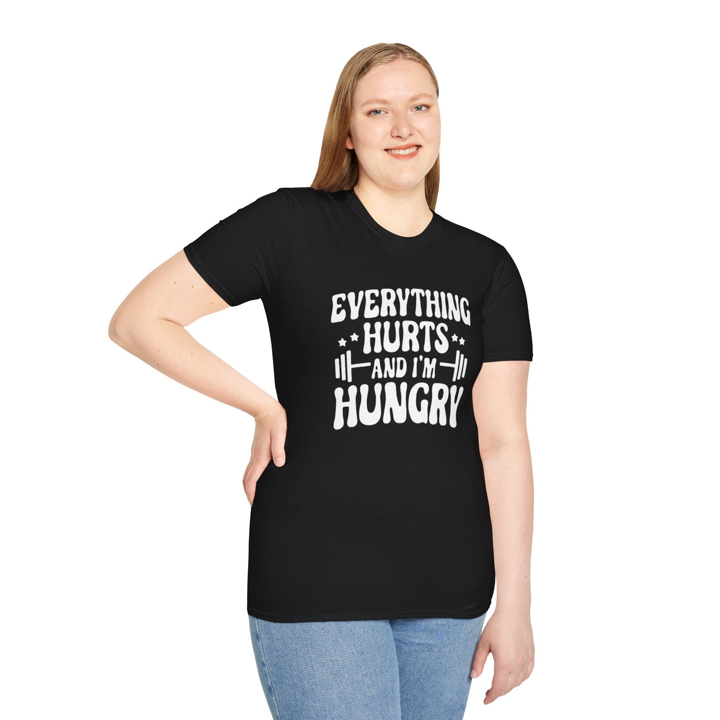 Women's / Men's / Unisex "Everything Hurts" Motivational Fitness Tee