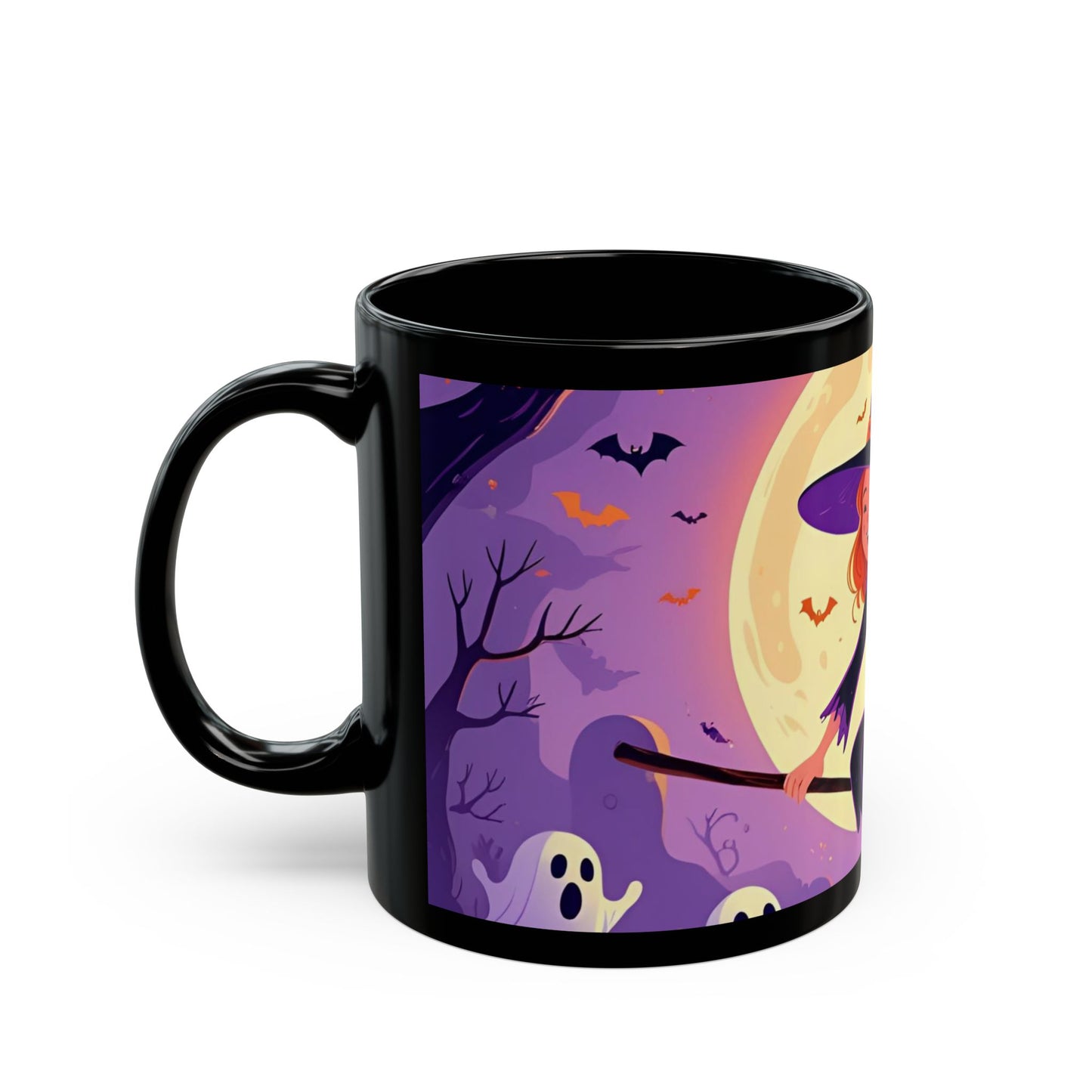 Whimsical Halloween Witch Mug (11oz)