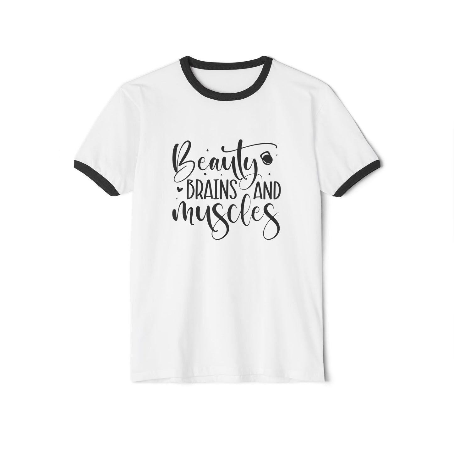 Women's "Beauty, Brains & Muscles" Fitness Tee