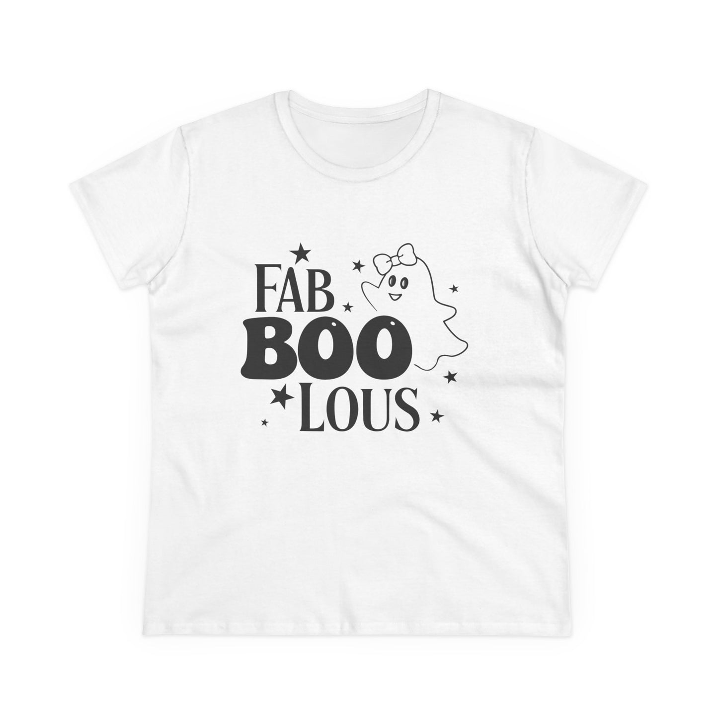 Women's "Fab-Boo-Lous" Stylish Halloween Tee