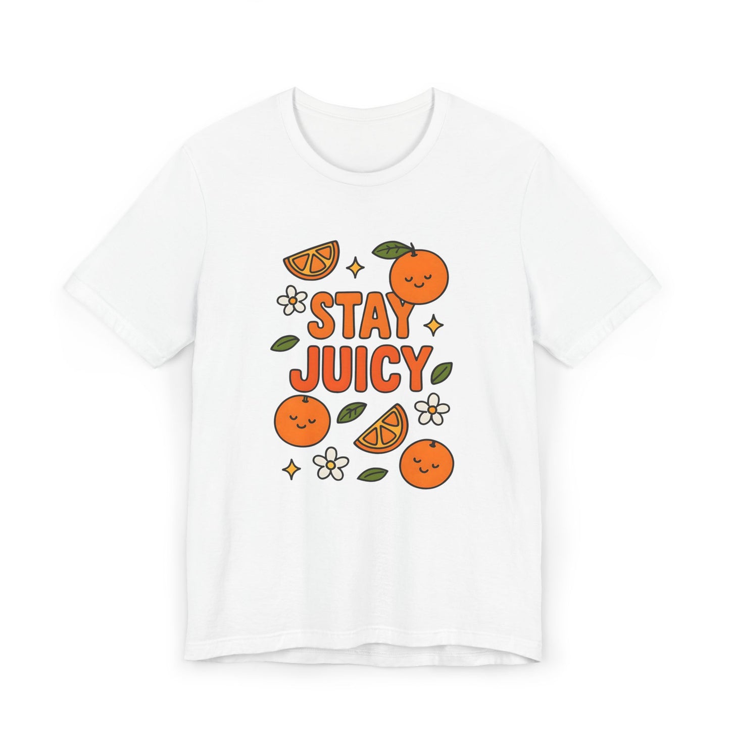 Women's Novelty "Stay Juicy" Jersey Tee