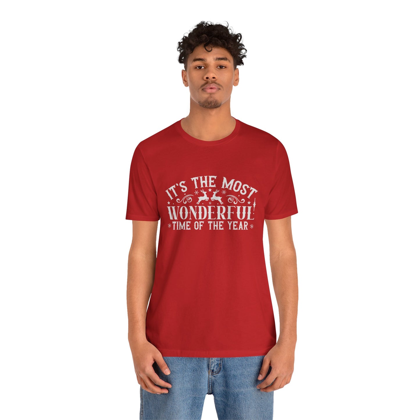 Unisex Festive "Most Wonderful Time Of the Year" Holiday Tee
