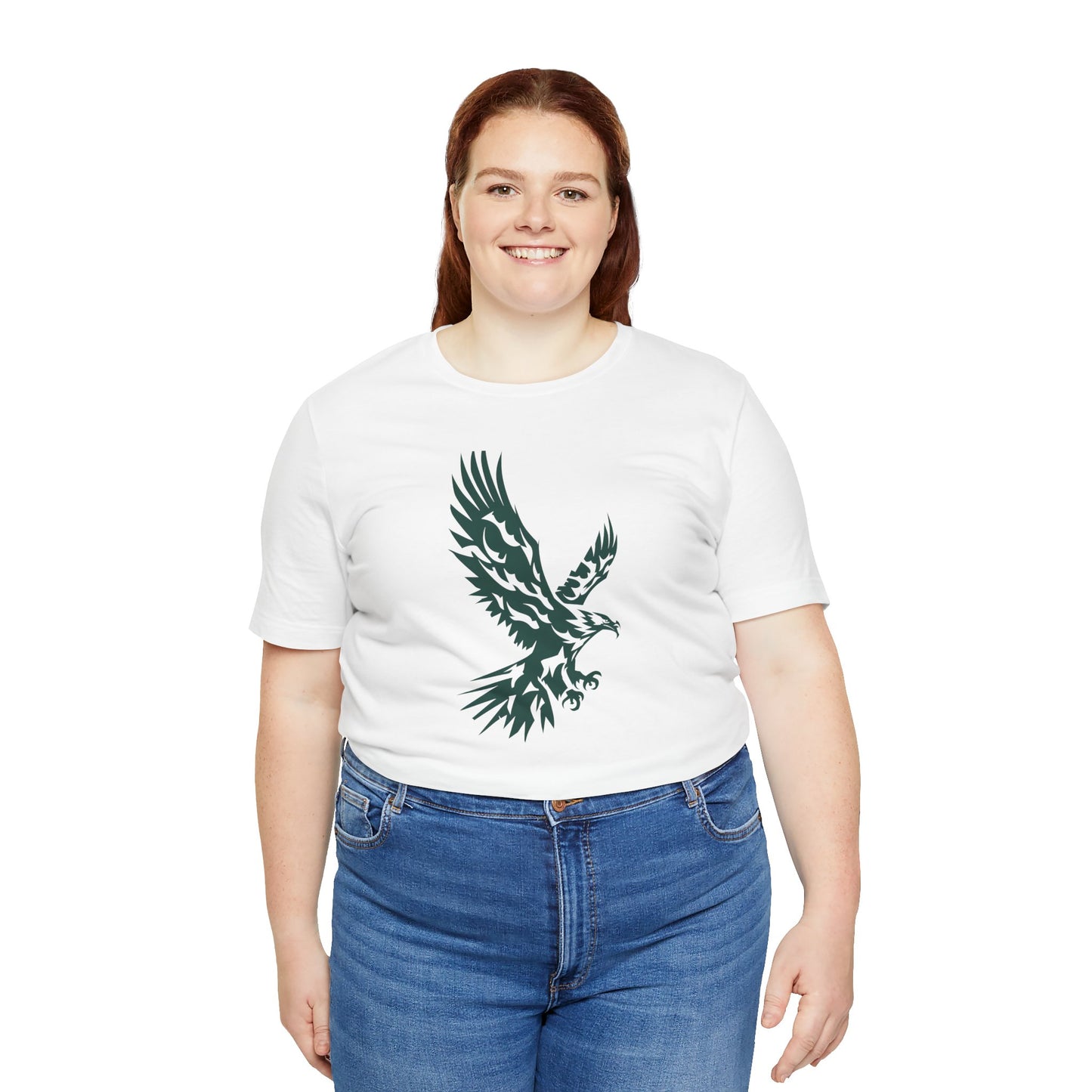 Philadelphia Eagles Fan "Majestic Eagle" Graphic Tee (100% Cotton)