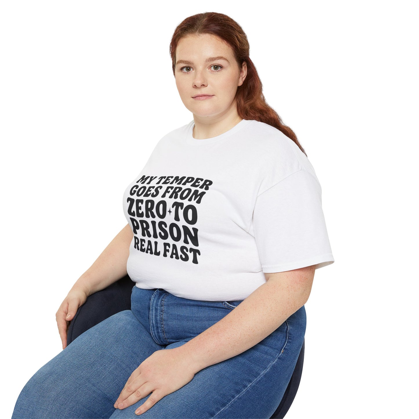 Women's "Zero to Prison" Funny Tee