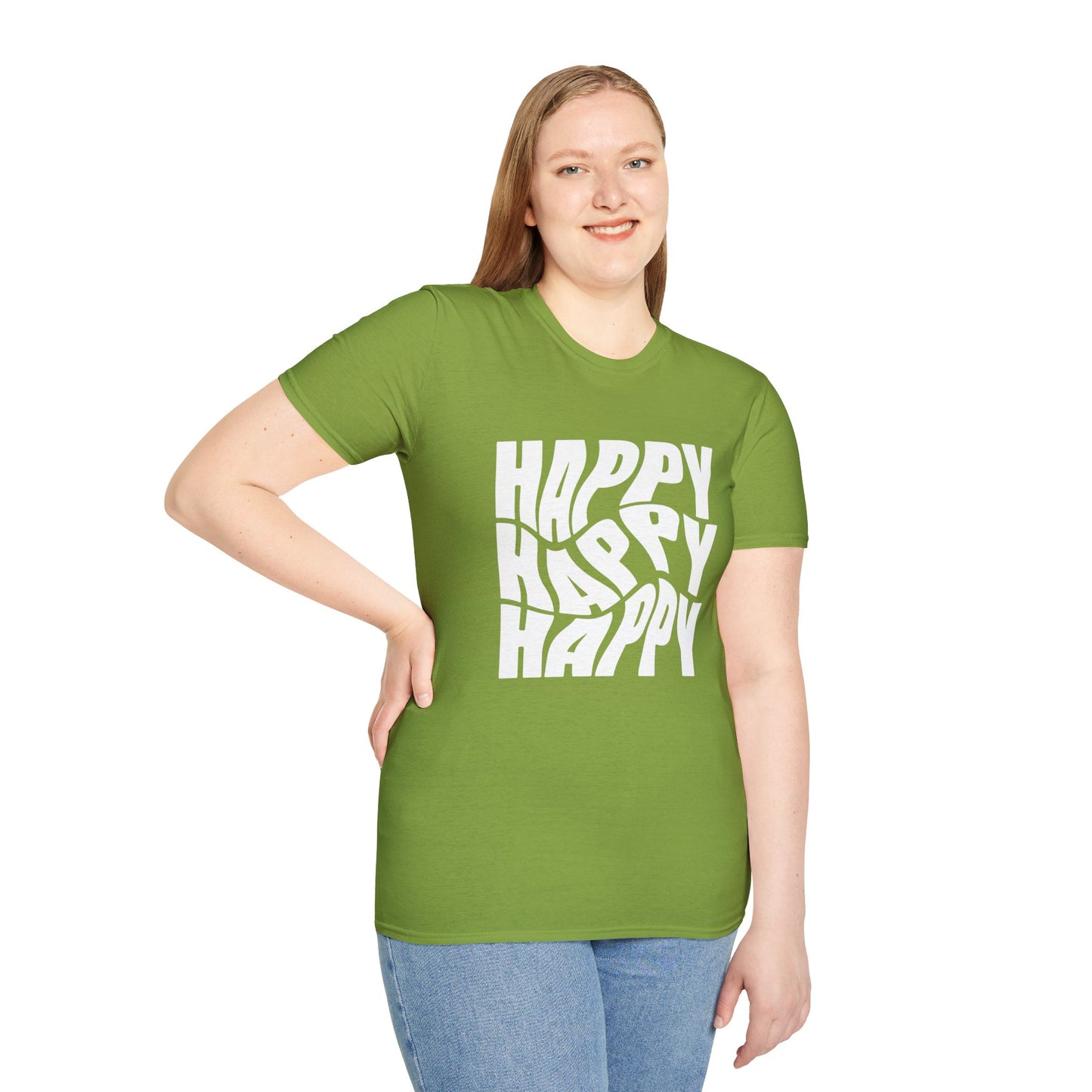 Women's / Men's / Unisex "Happy" Tee
