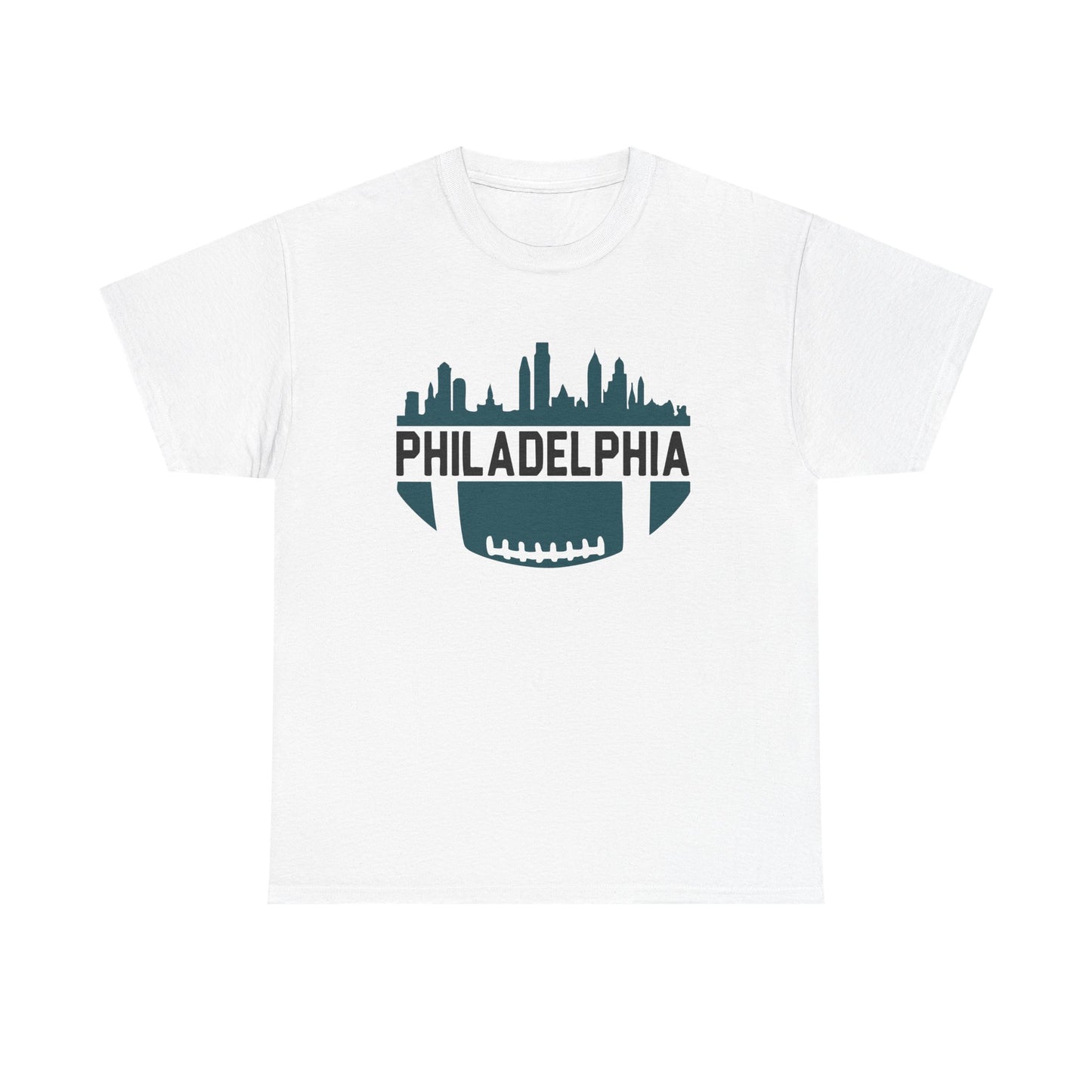 Men's / Women's / Unisex "Philadelphia Skyline" Heavy Cotton Tee