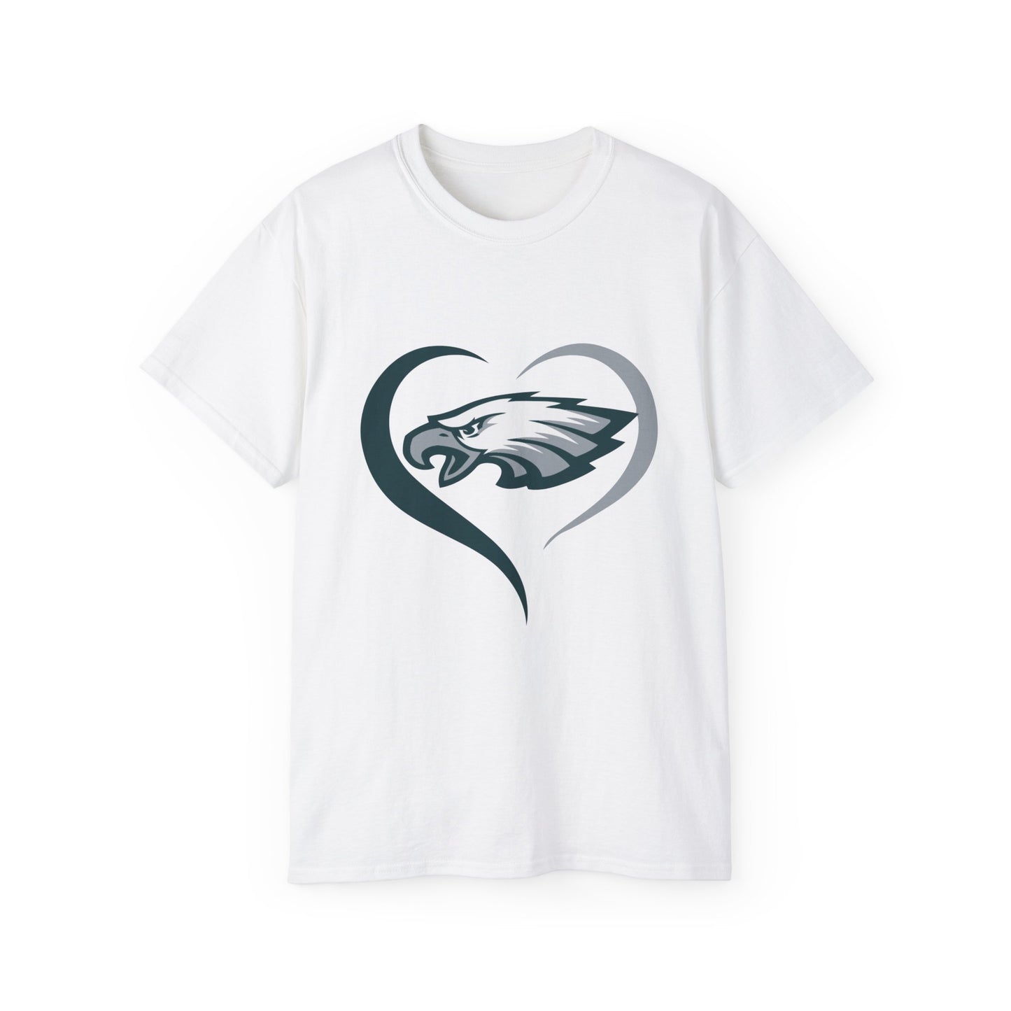 Women's / Men's / Unisex Philadelphia Eagles "Heart" Cotton Fan Tee
