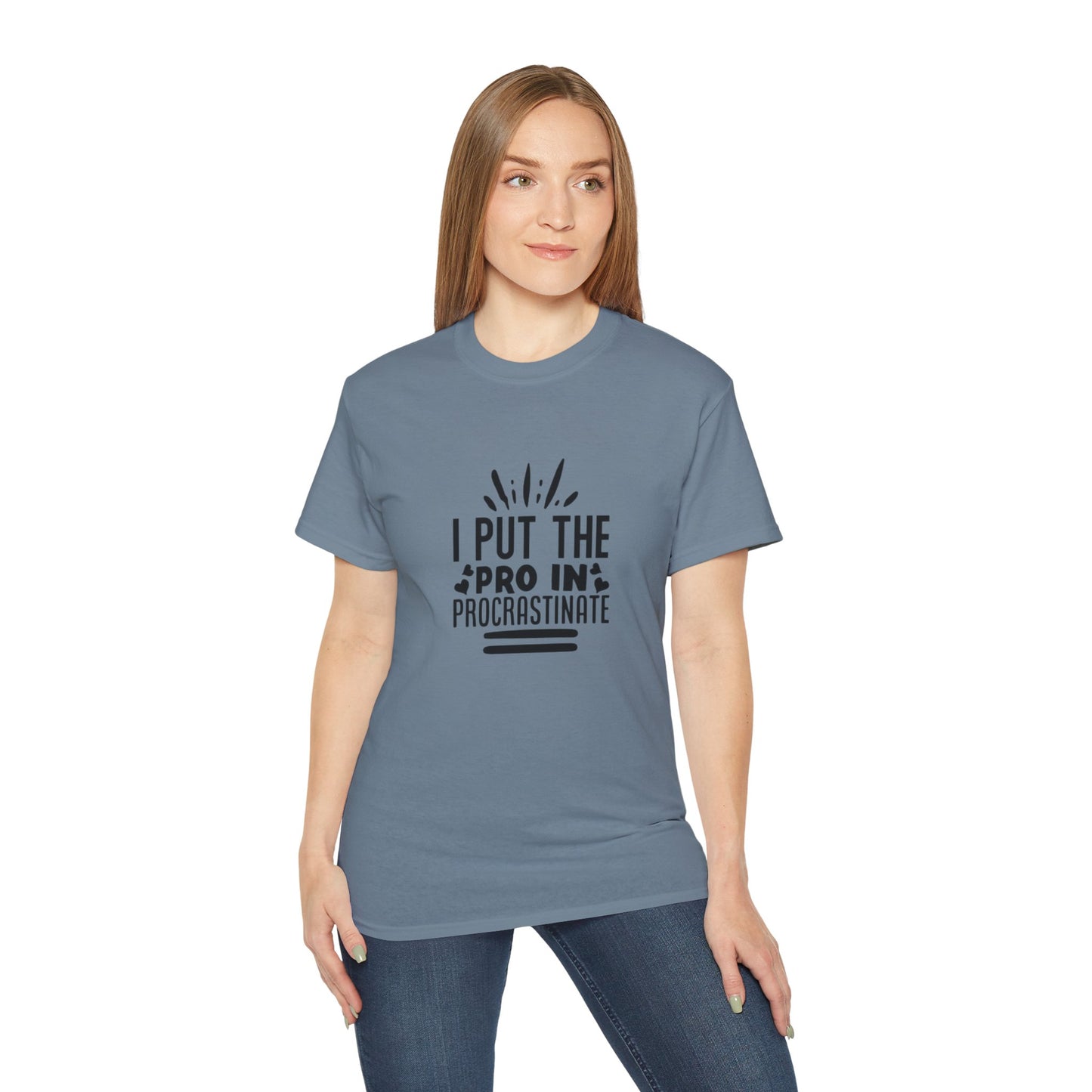 Funny Procrastination Tee, Unisex T-Shirt, Casual Wear, Gift for Students, Humor Shirt, Birthday Present, Relaxed Fit