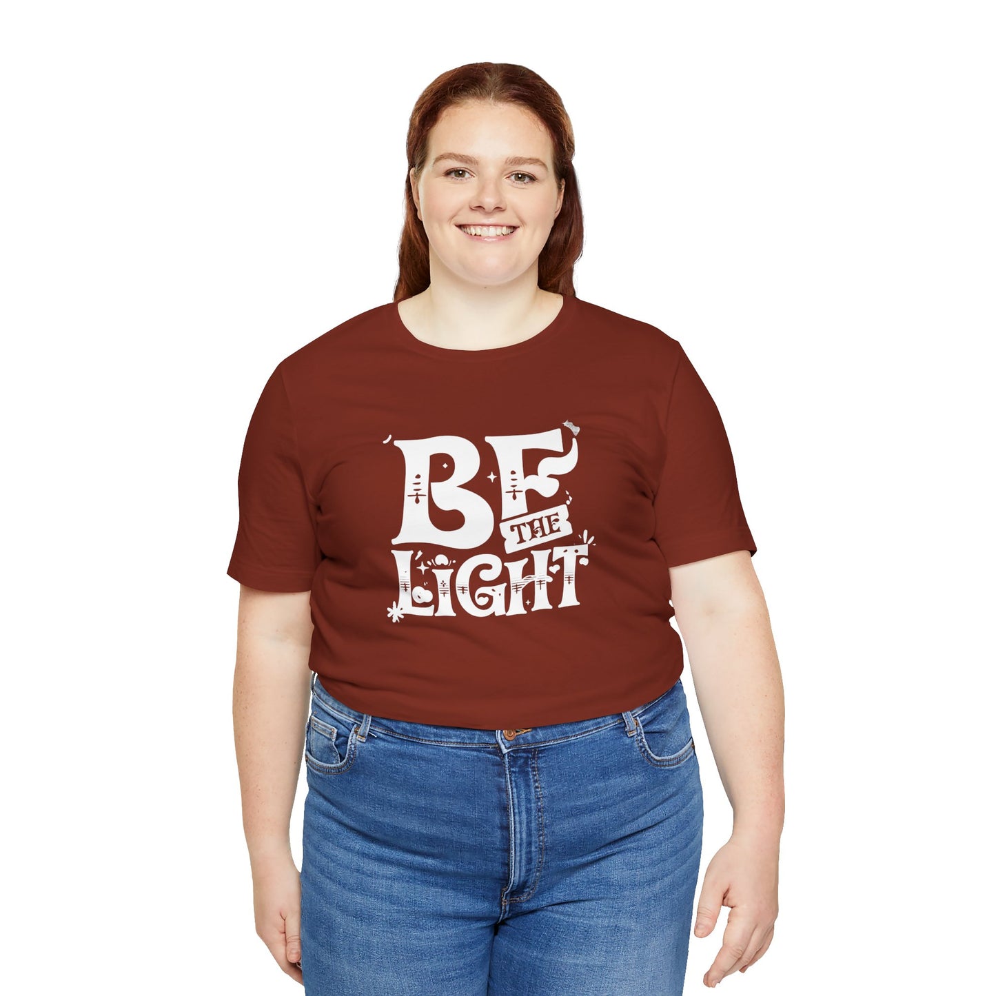 Women's / Men's / Unisex "Be the Light" Inspirational Tee