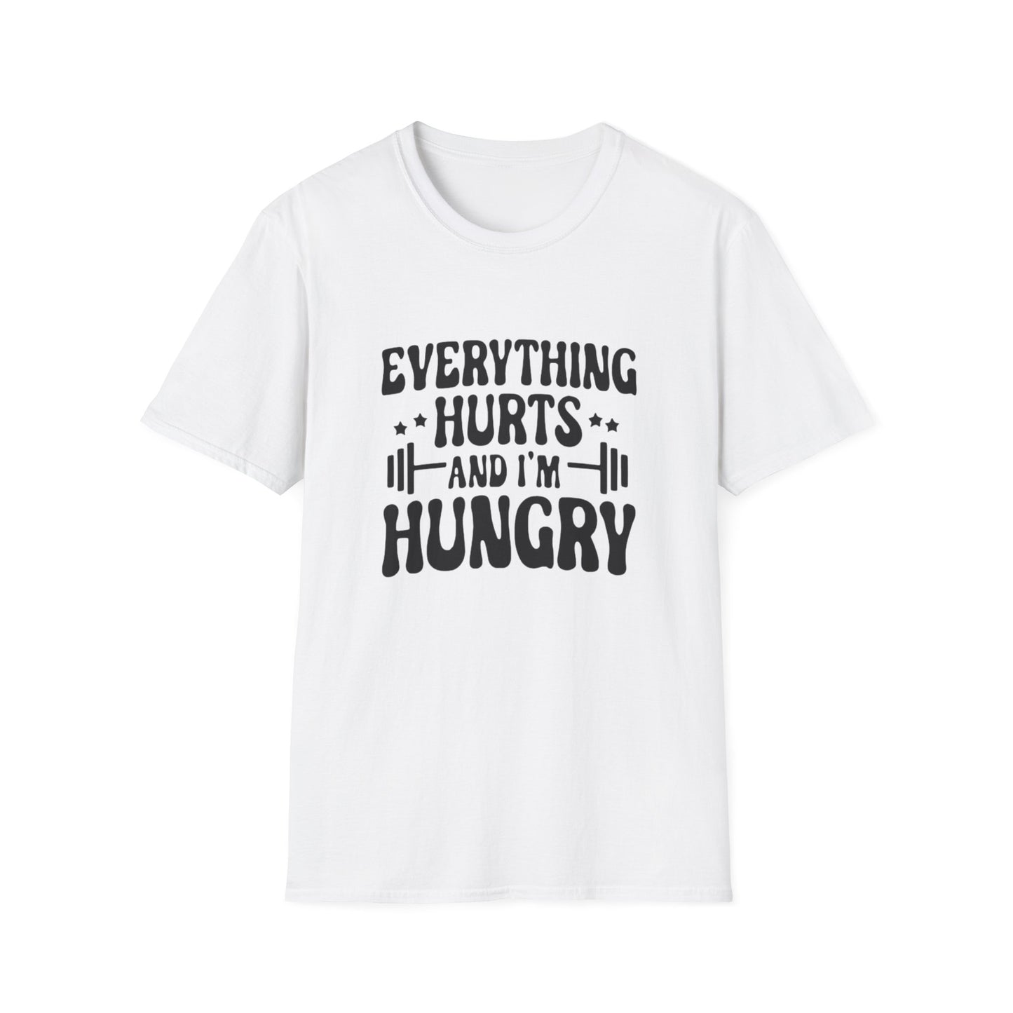 Women's / Men's / Unisex "Everything Hurts" Motivational Fitness Tee