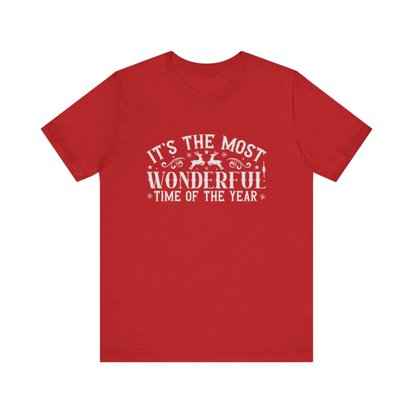 Unisex Festive "Most Wonderful Time Of the Year" Holiday Tee