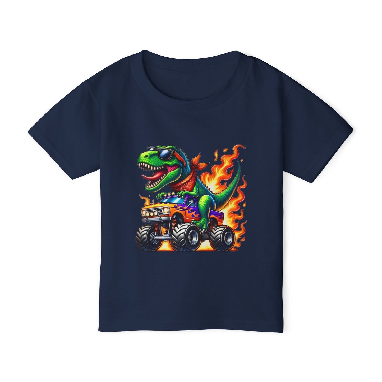 Boy's "Dino Monster Truck" Toddler T-Shirt