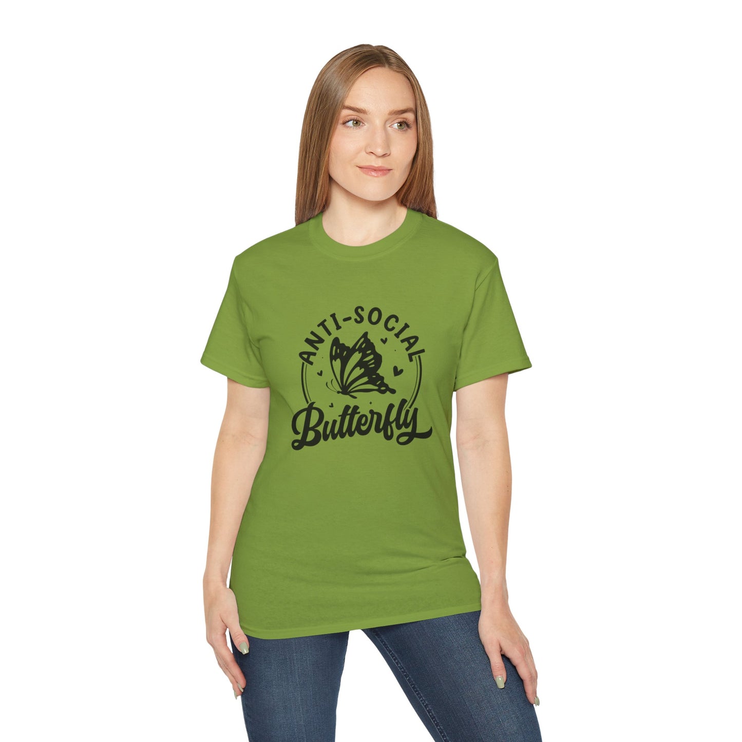 Women's "Anti-Social Butterfly"Tee