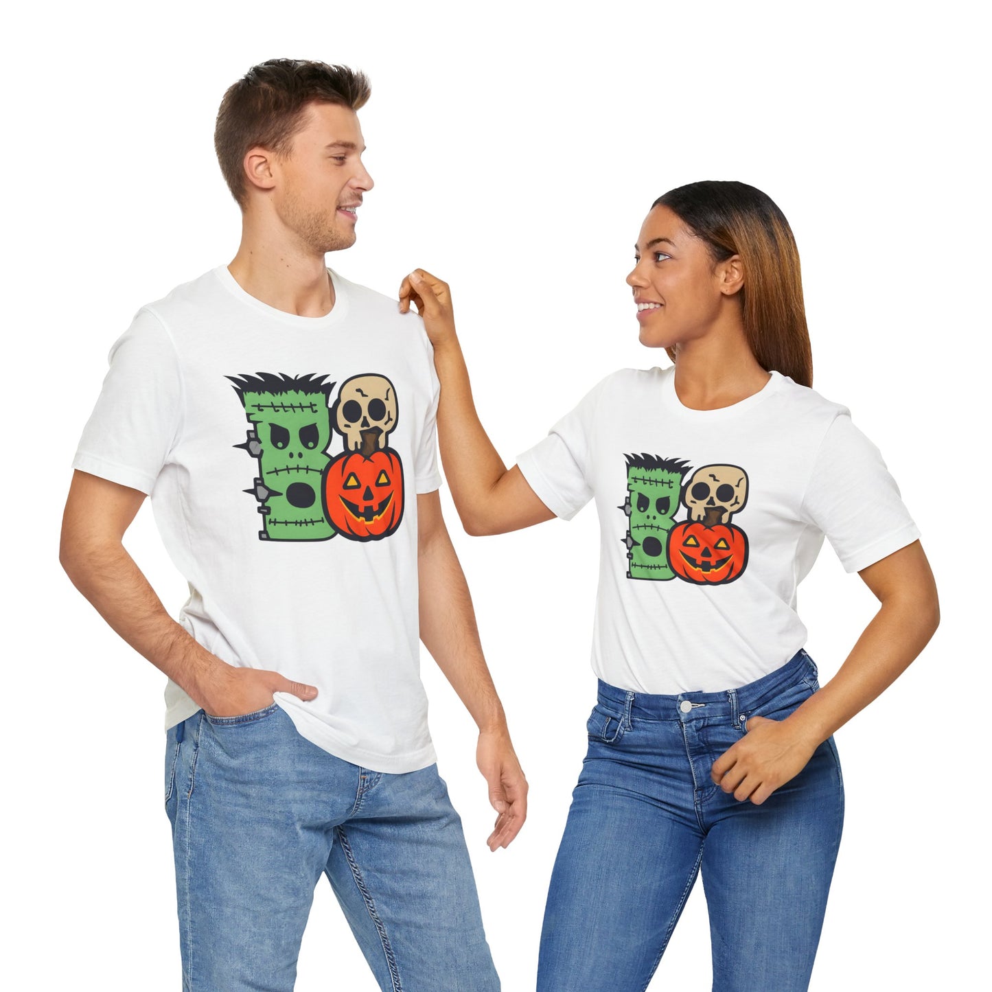 Men's / Women's / Unisex Halloween Graphic "Boo" Tee