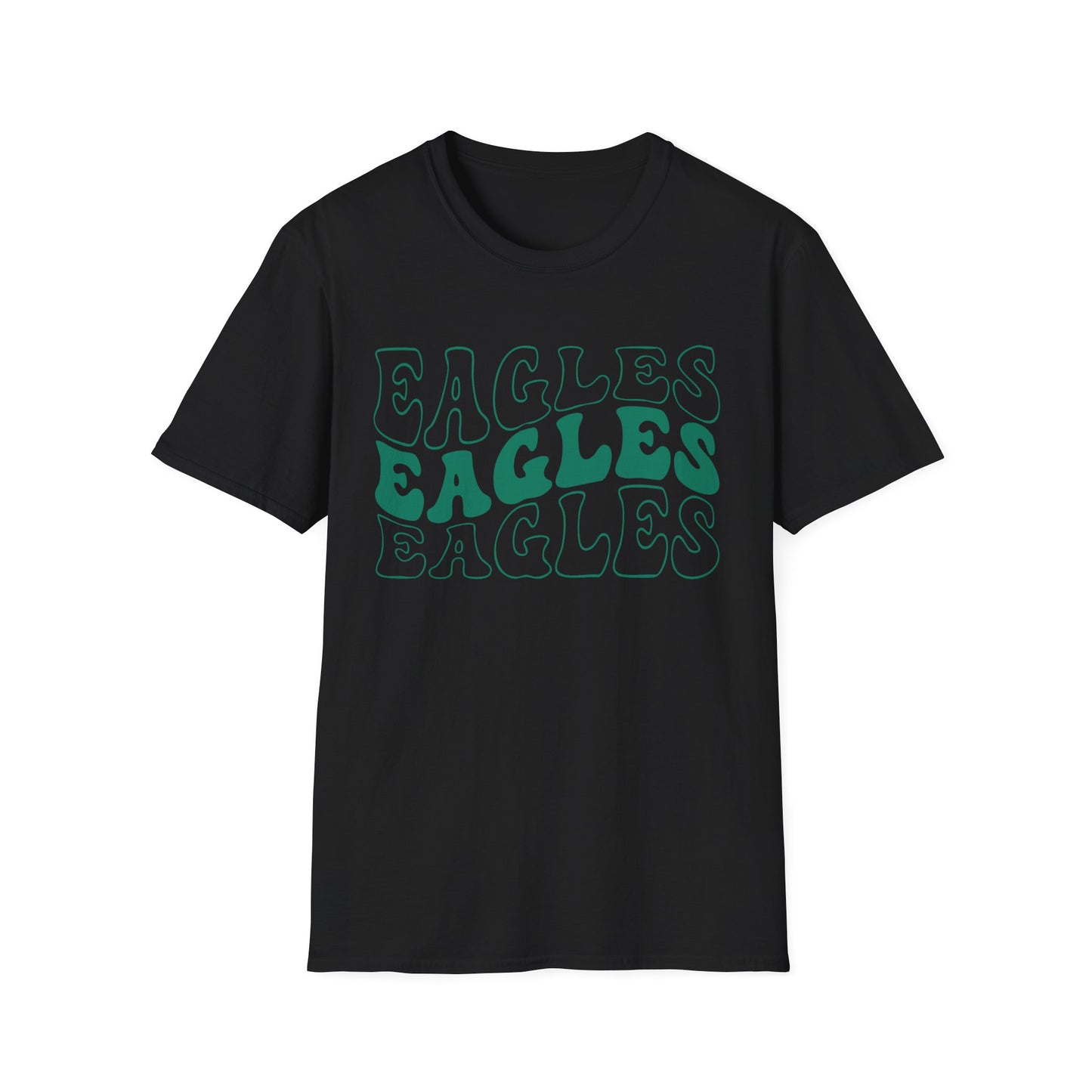 Groovy "Eagles Eagles Eagles" Philadelphia Eagles Fangear Unisex T-Shirt
