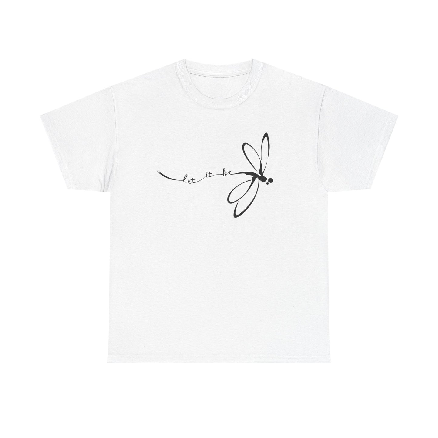 Women's "Let It Be" Dragonfly Graphic Tee