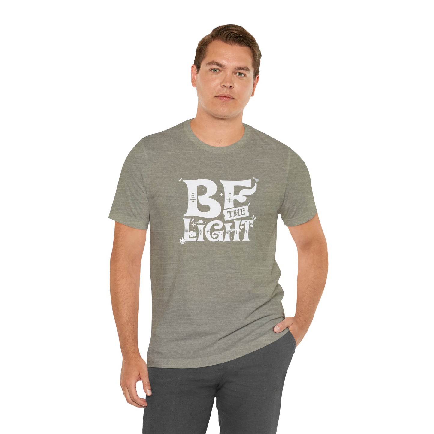 Women's / Men's / Unisex "Be the Light" Inspirational Tee