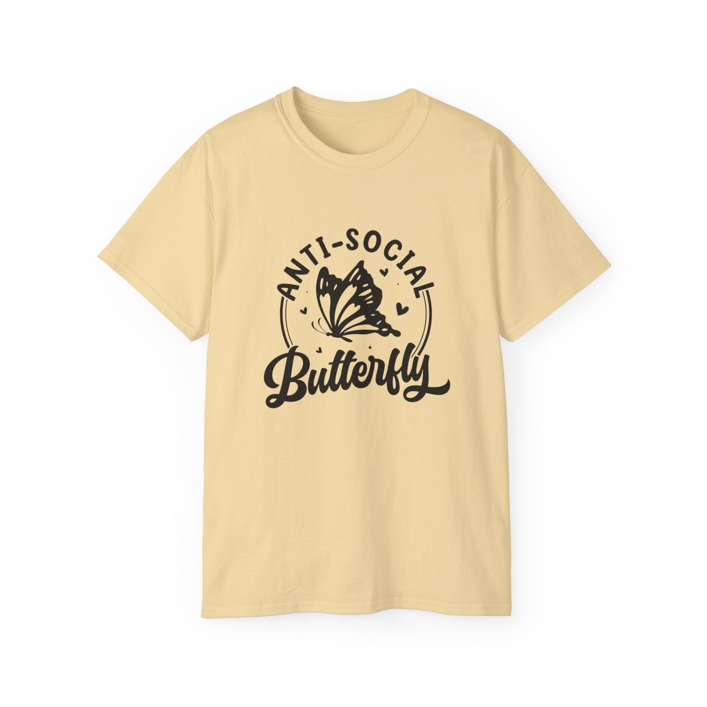Women's "Anti-Social Butterfly"Tee