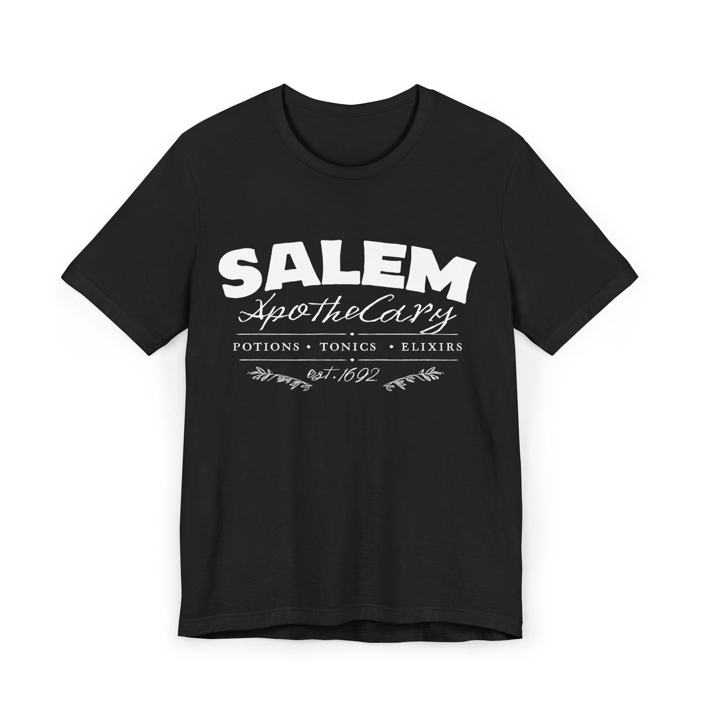 Women's Vintage "Salem Apothecary" Tee for Halloween