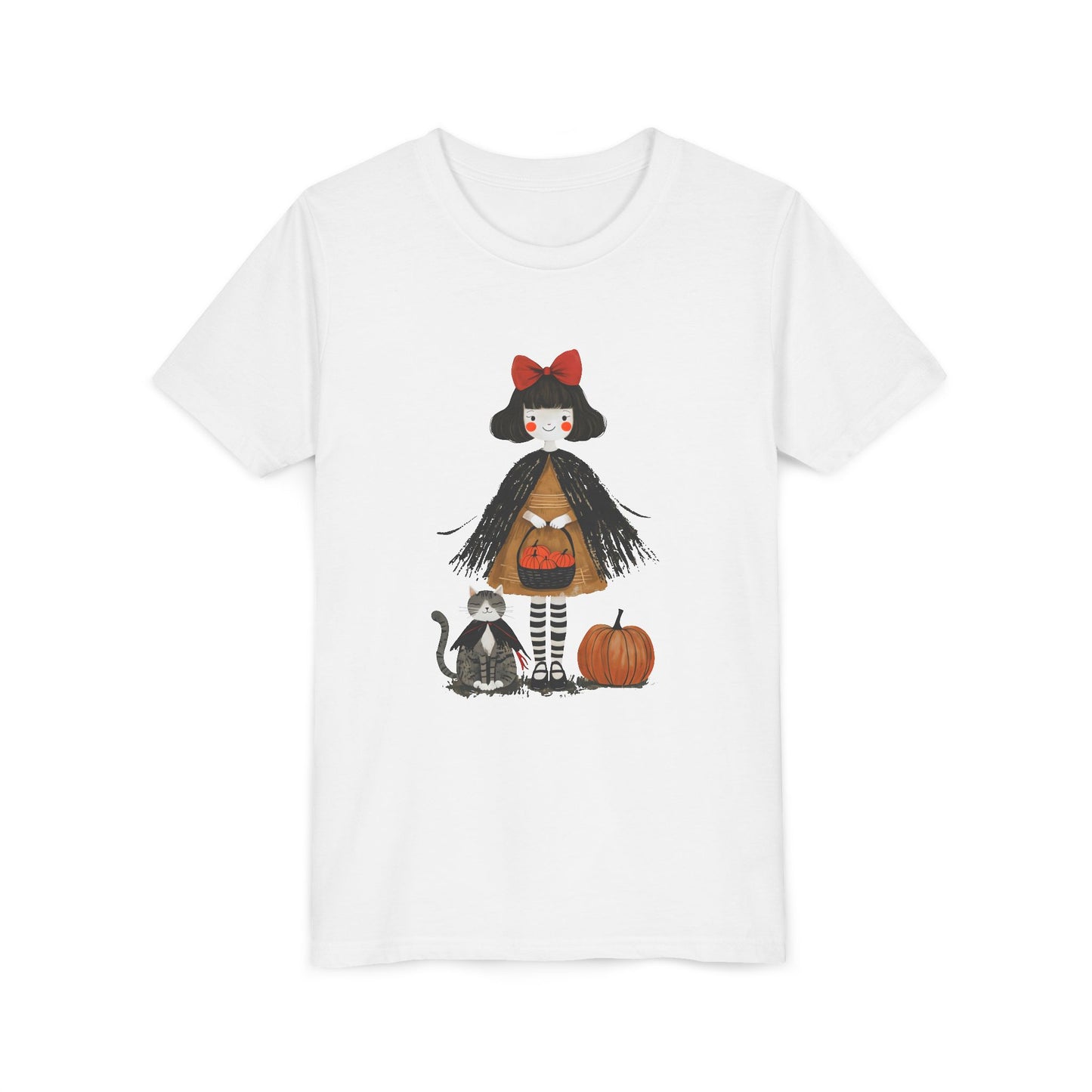Girl's Youth Size "Adorable" Halloween Tee