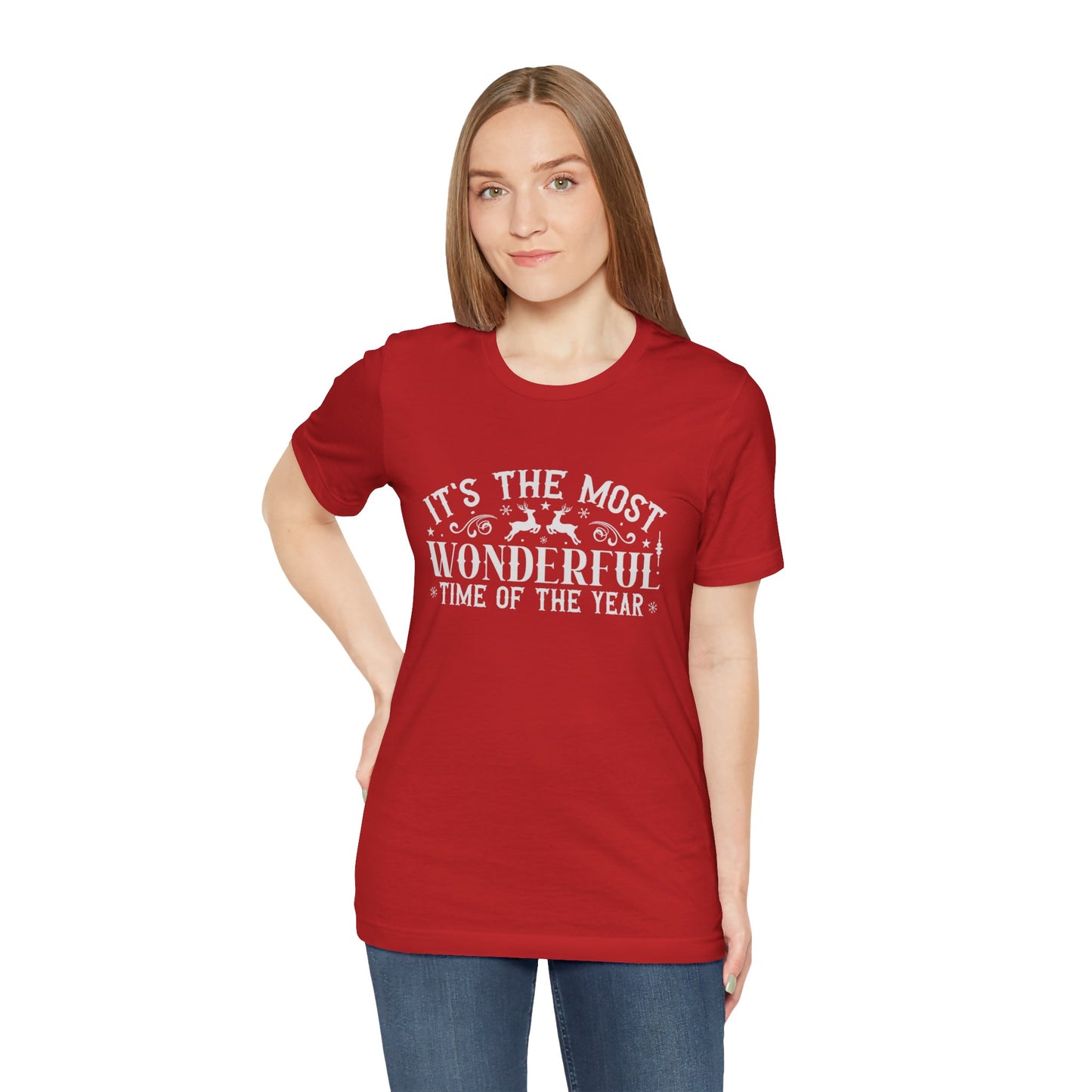 Unisex Festive "Most Wonderful Time Of the Year" Holiday Tee