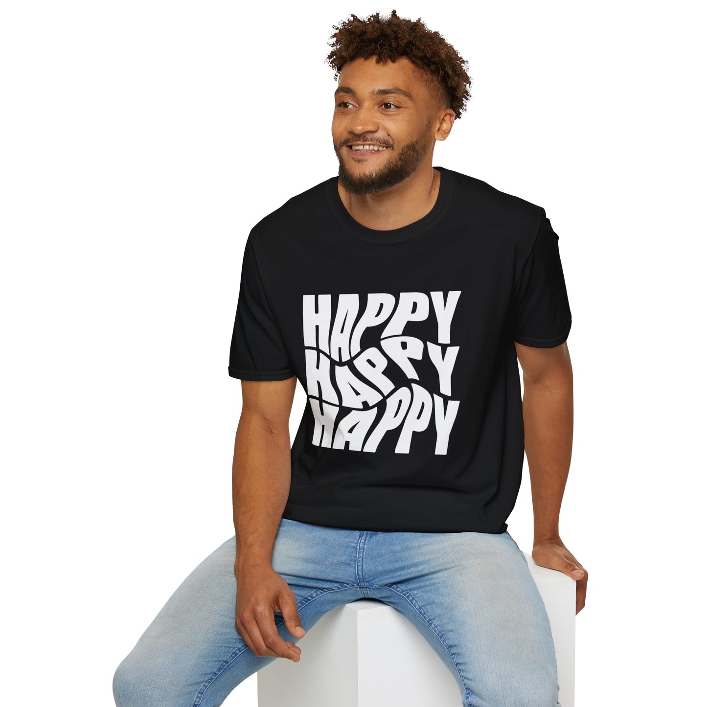 Women's / Men's / Unisex "Happy" Tee