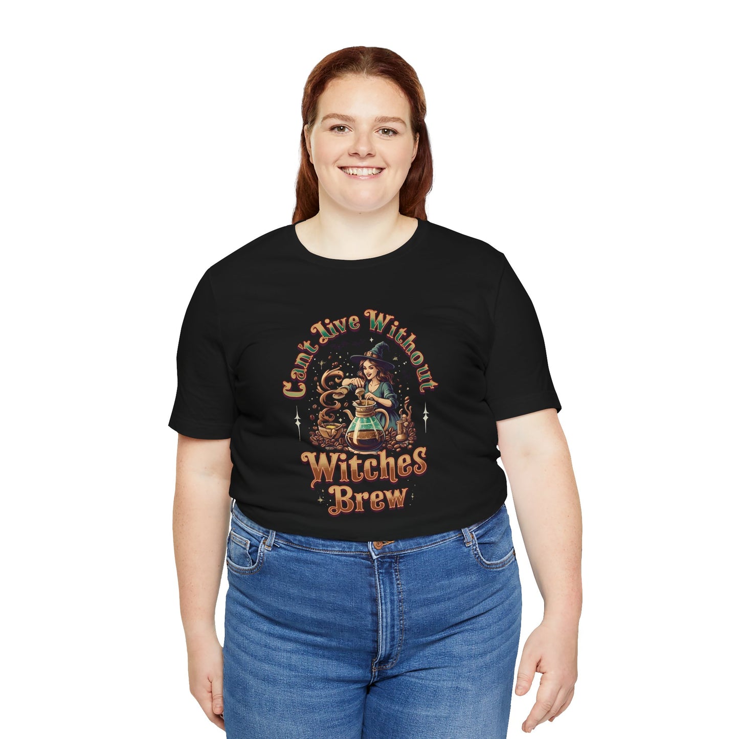 Women's Witches Brew Short Sleeve Halloween T-Shirt