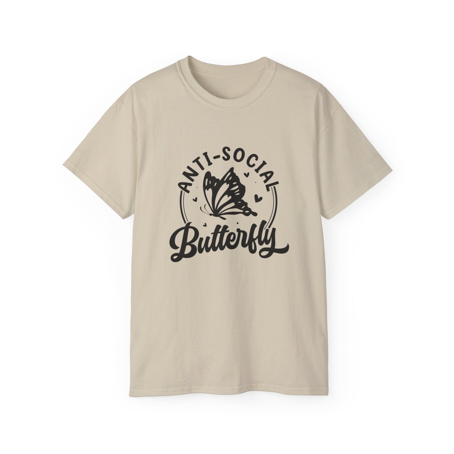 Women's "Anti-Social Butterfly"Tee