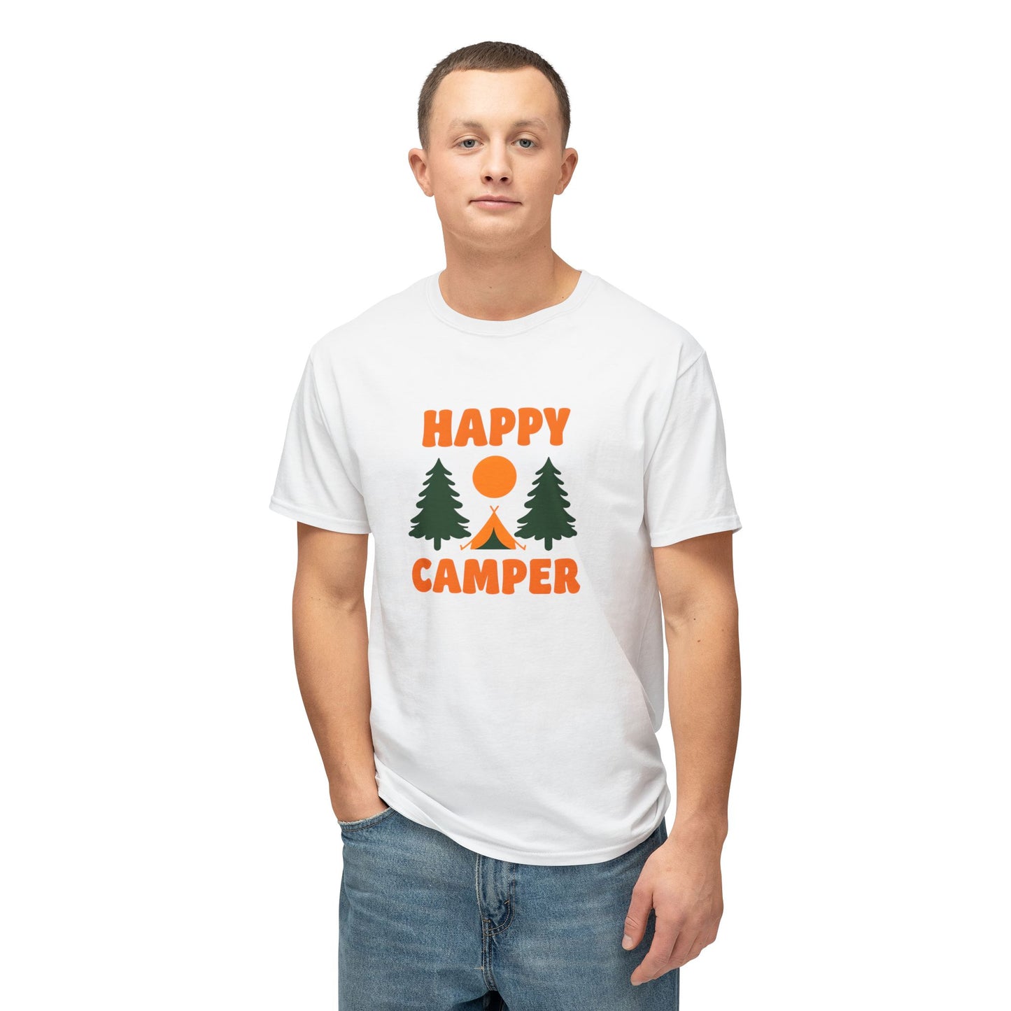Women's / Men's / Unisex "Happy Camper" Tee