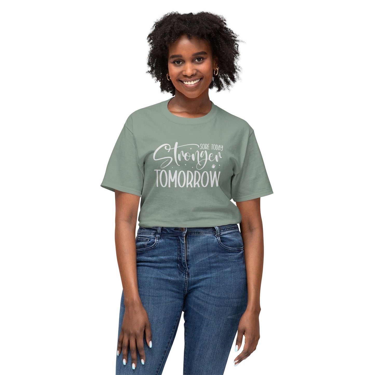 Women's Empowering "Stronger Today" Tee