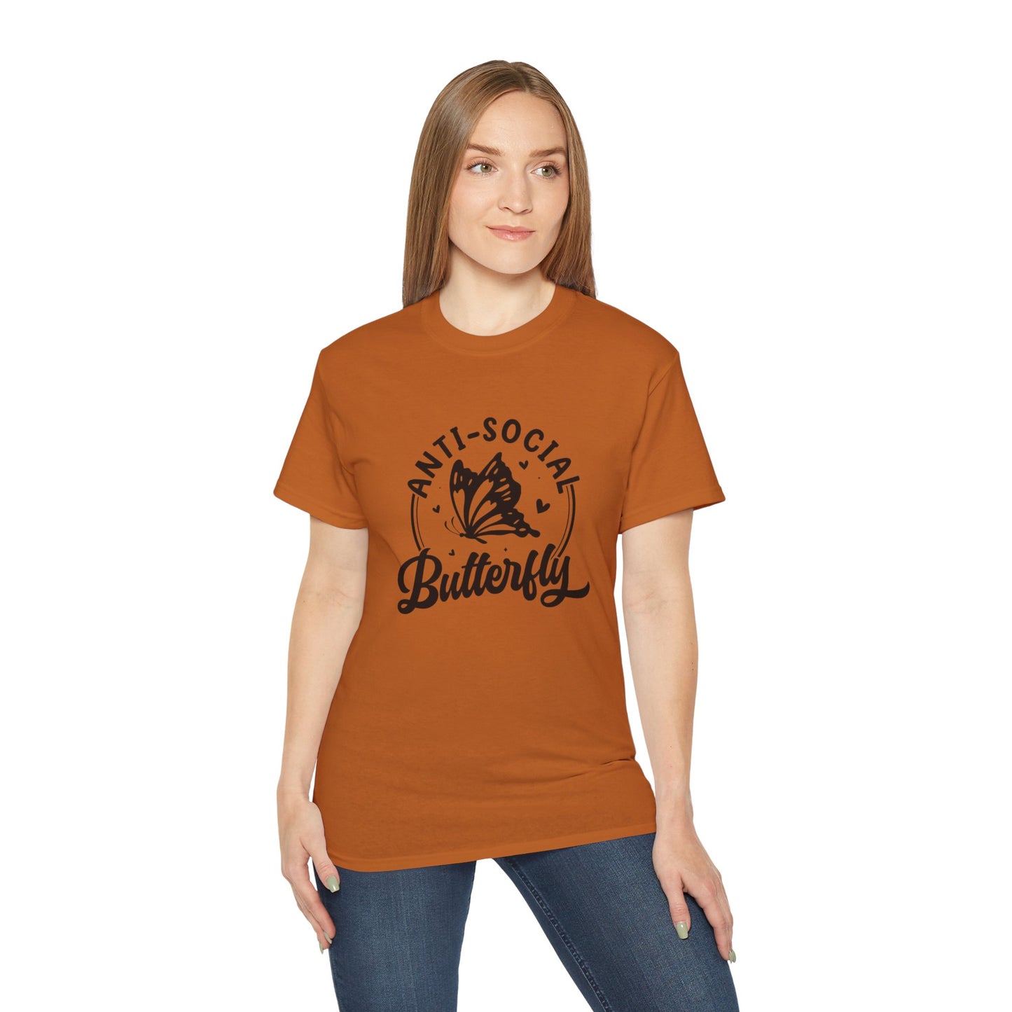 Women's "Anti-Social Butterfly"Tee
