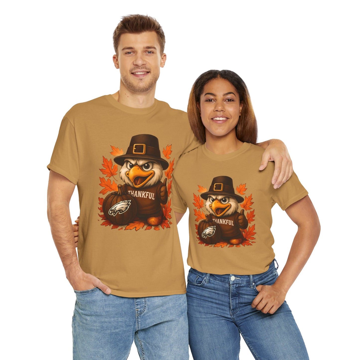 Philadelphia Eagles "Thanksgiving" Fangear Unisex Cotton Shirt