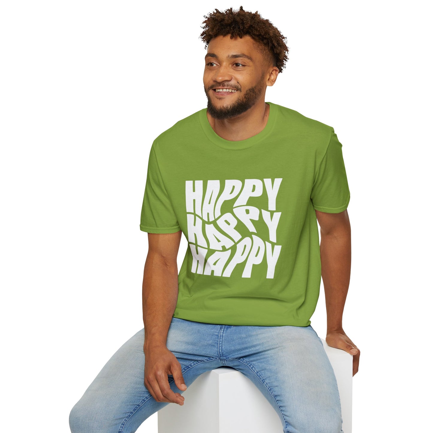 Women's / Men's / Unisex "Happy" Tee