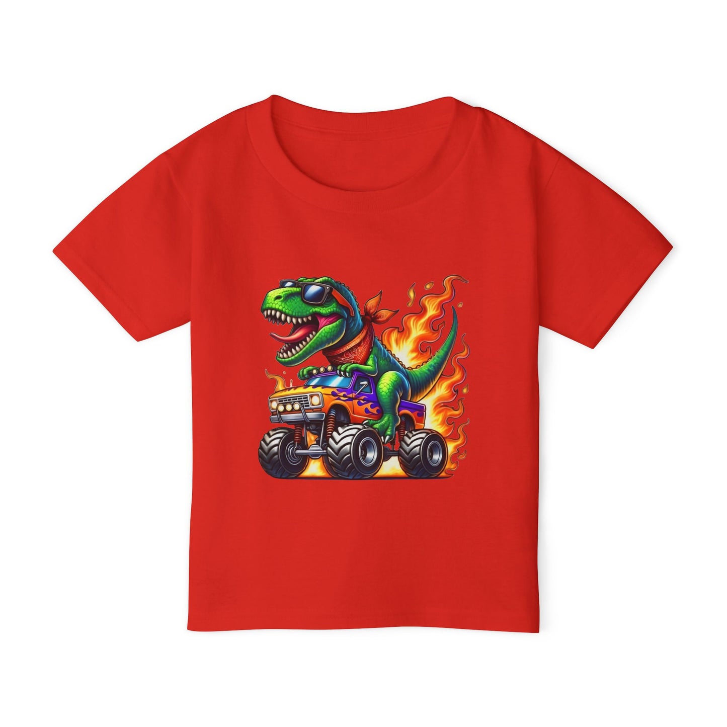 Boy's "Dino Monster Truck" Toddler T-Shirt