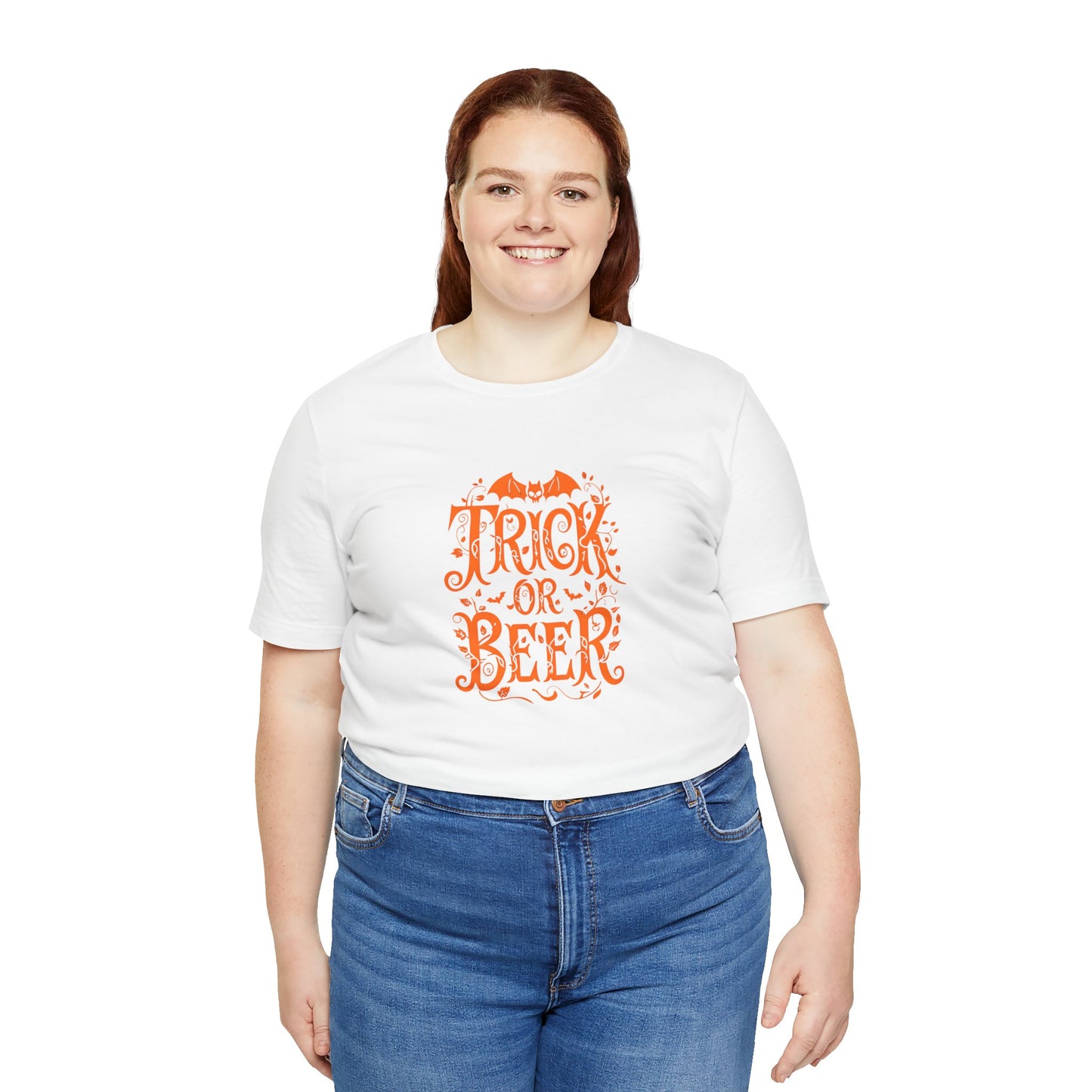 Women's / Men's / Unisex Halloween "Trick or Beer" Tee