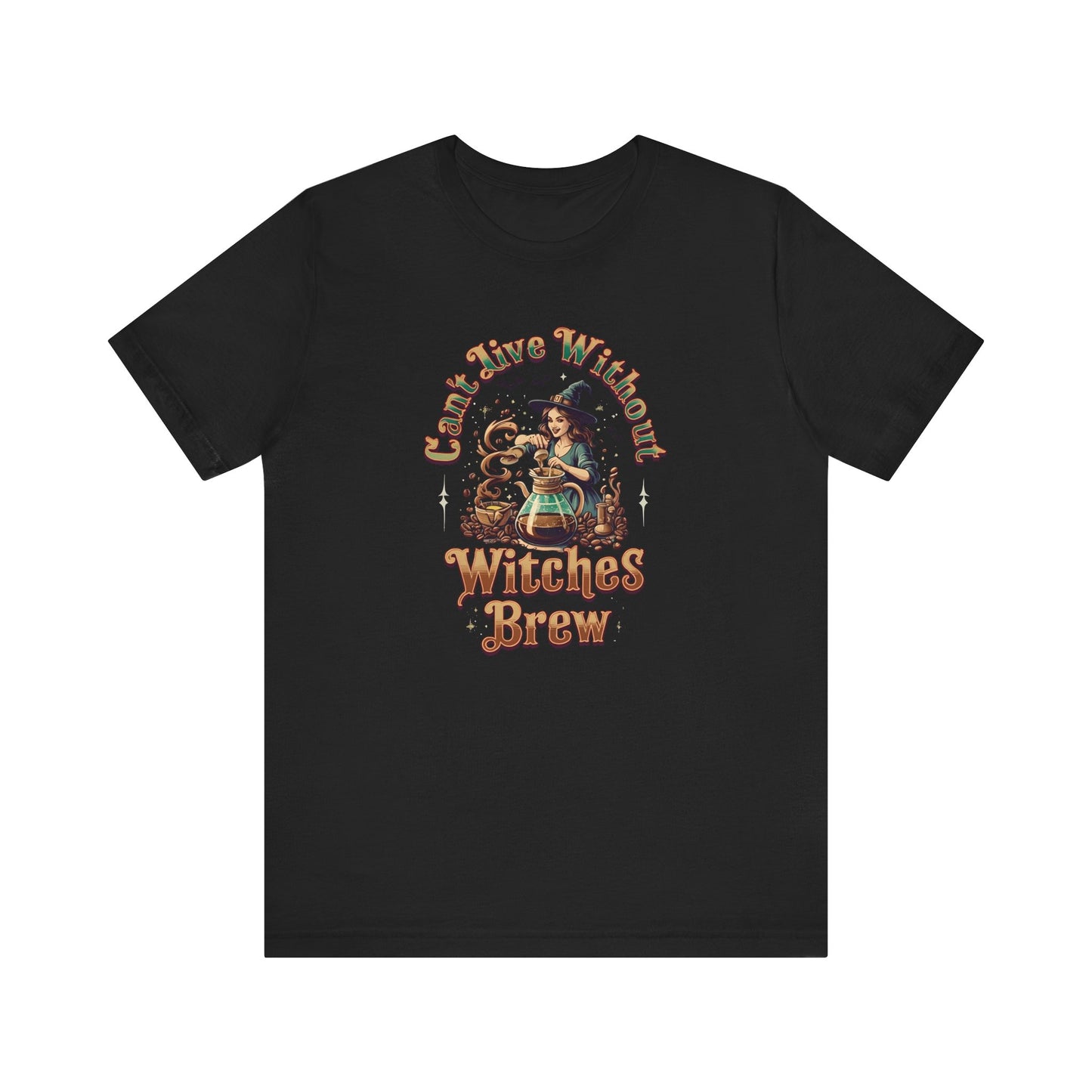 Women's Witches Brew Short Sleeve Halloween T-Shirt