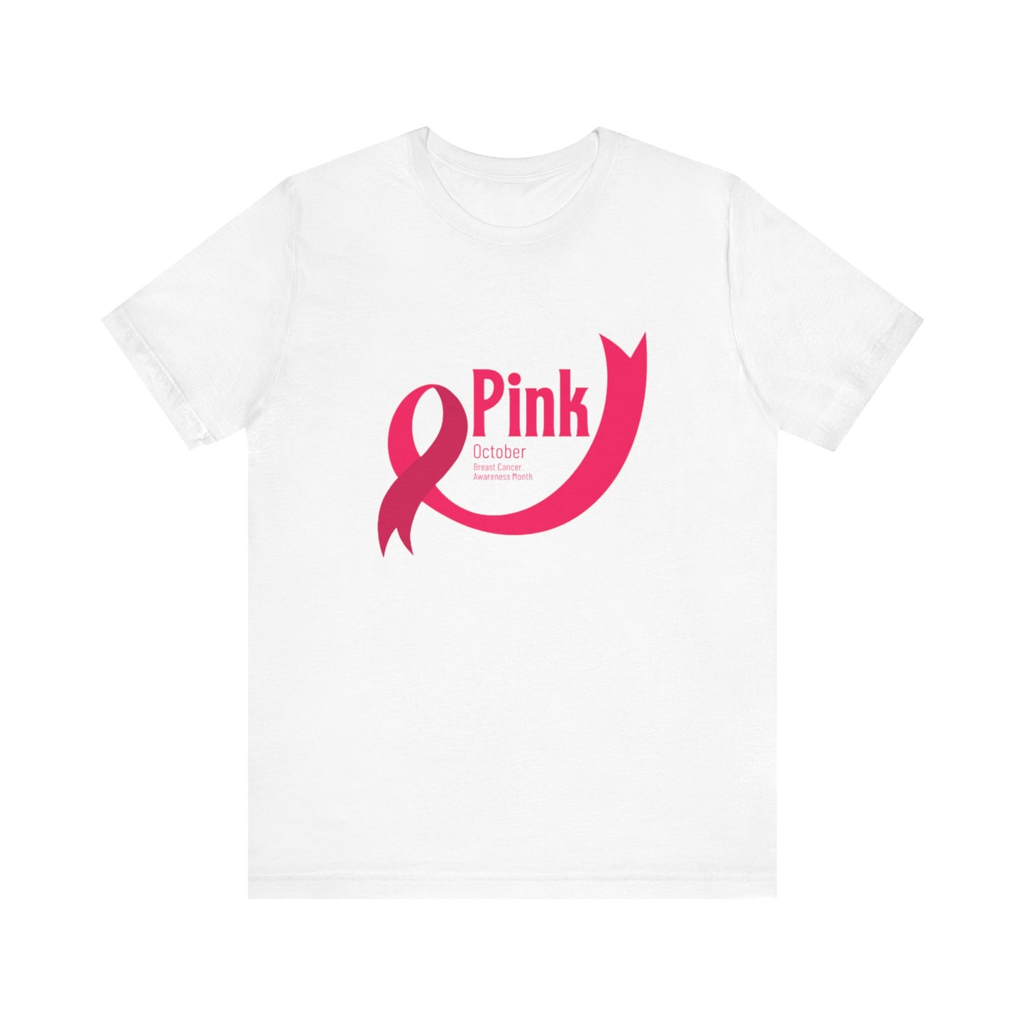 Women's Breast Cancer Awareness - Pink Ribbon Tee