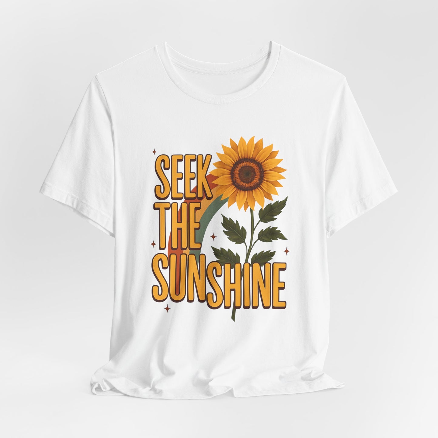 Women's "Seek The Sunshine" Sunflower Tee