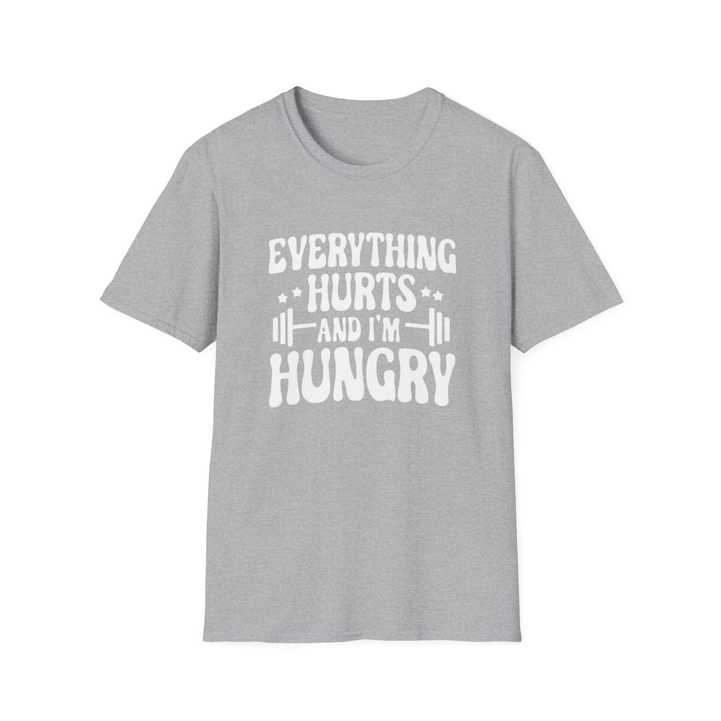 Women's / Men's / Unisex "Everything Hurts" Motivational Fitness Tee