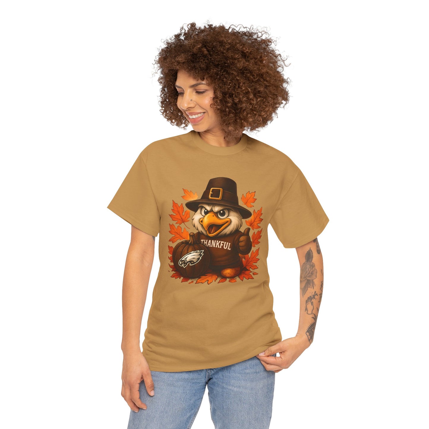 Philadelphia Eagles "Thanksgiving" Fangear Unisex Cotton Shirt