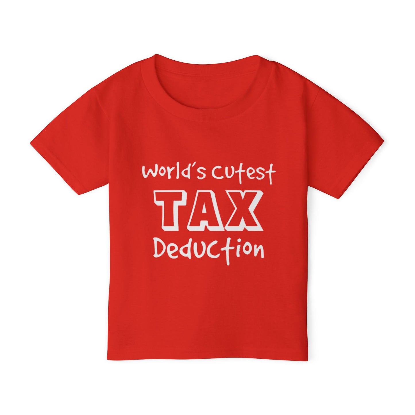 Toddler Tee "World's Cutest Tax Deduction"
