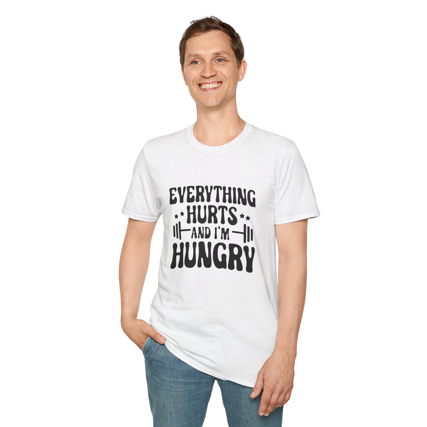 Women's / Men's / Unisex "Everything Hurts" Motivational Fitness Tee