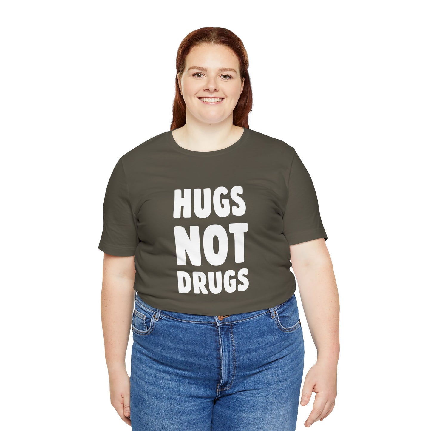 Men's / Women's / Unisex "Hugs Not Drugs" Tee
