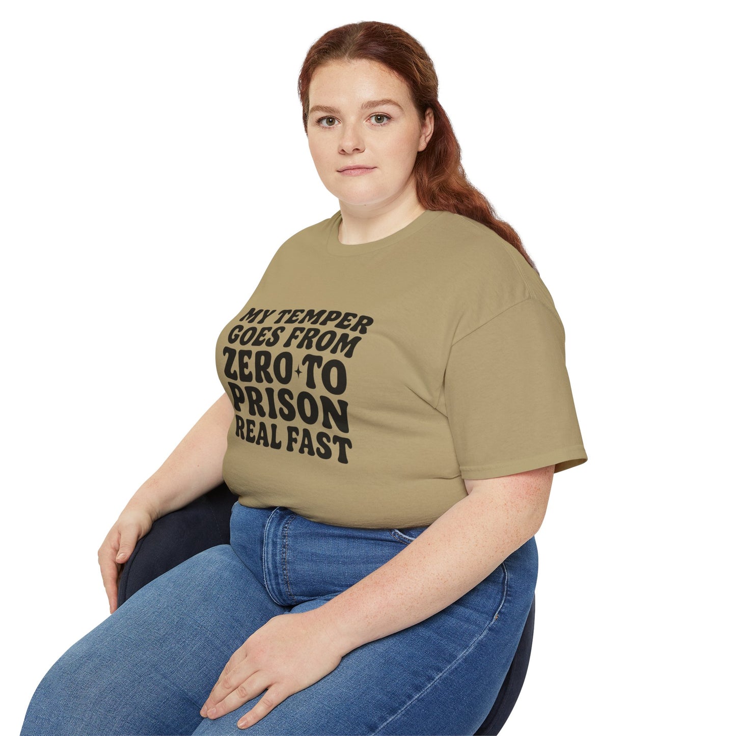 Women's "Zero to Prison" Funny Tee