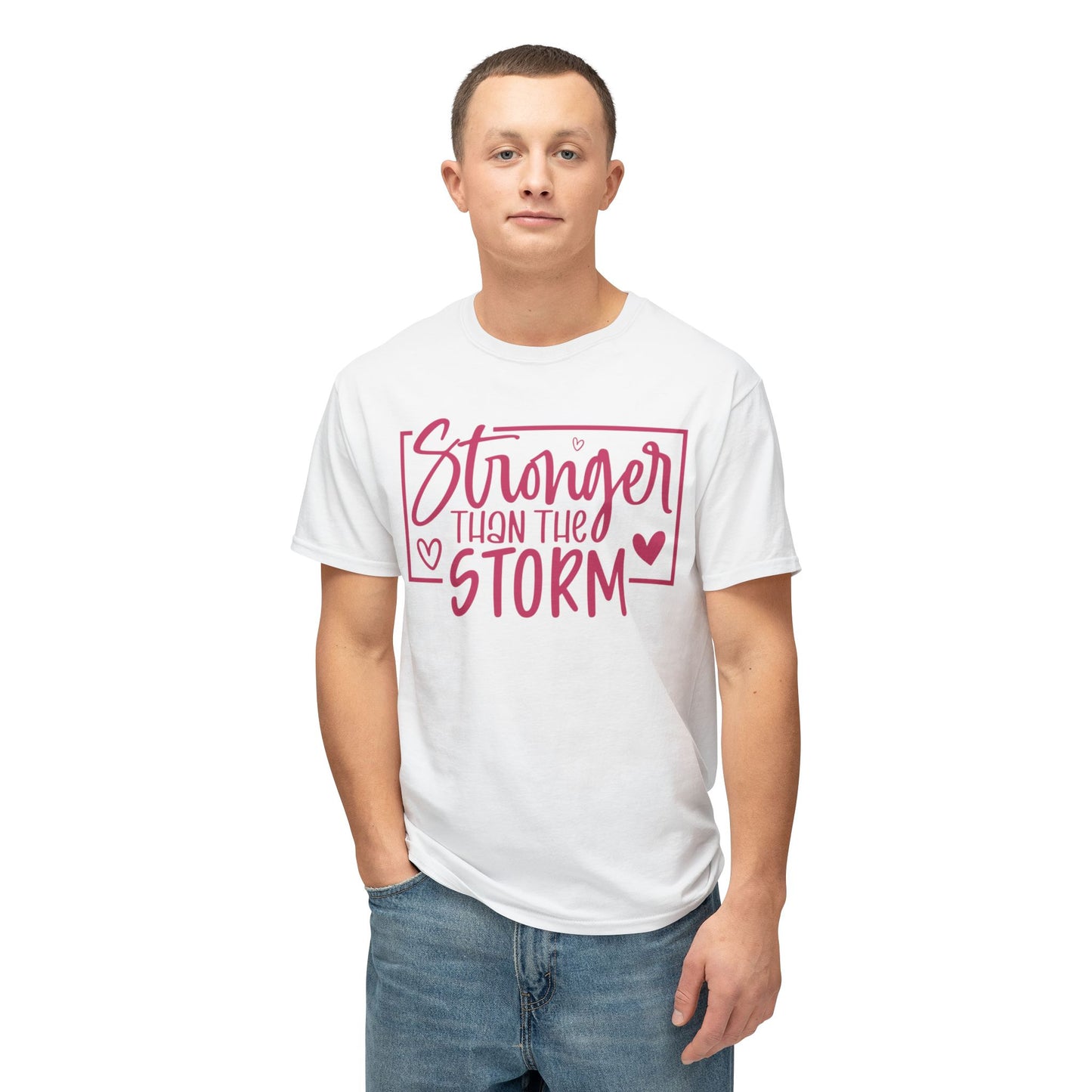 Breast Cancer Awareness "Stronger Than The Storm" Tee