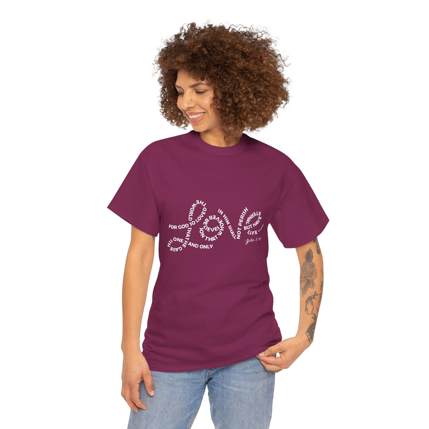 Women's "John 3:16" Inspirational Tee
