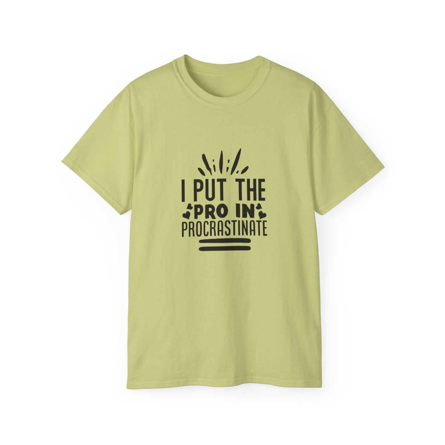 Funny Procrastination Tee, Unisex T-Shirt, Casual Wear, Gift for Students, Humor Shirt, Birthday Present, Relaxed Fit